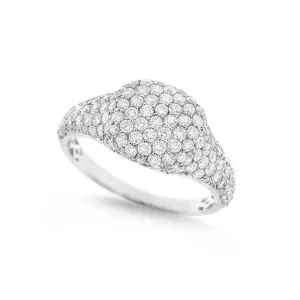 14k White Gold Diamond Ring