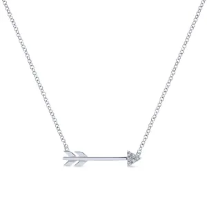 14K White Gold Fashion Necklace, 0.02ctw, H/I-SI