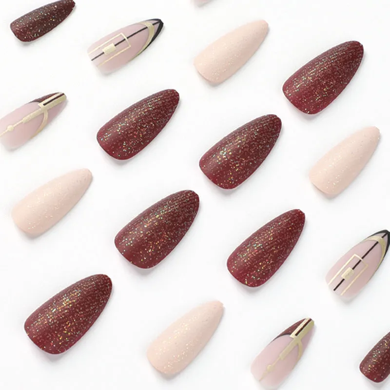 Almond retro elegant french