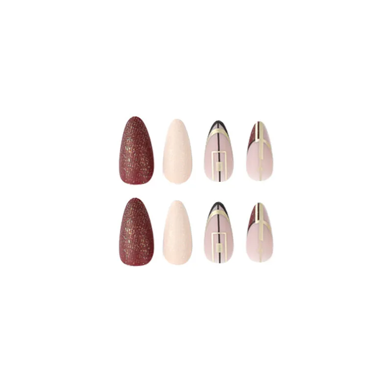 Almond retro elegant french
