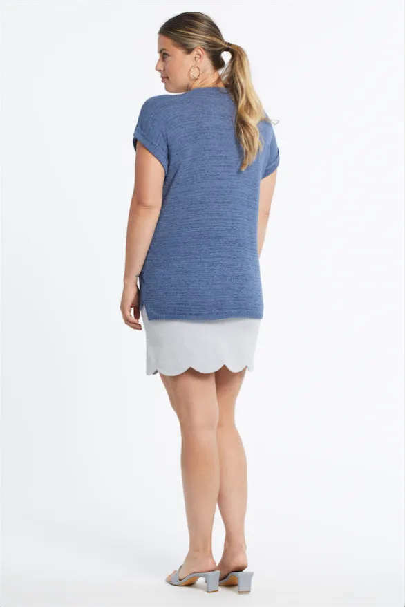 Amy Scalloped Skort