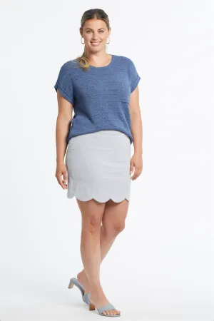 Amy Scalloped Skort