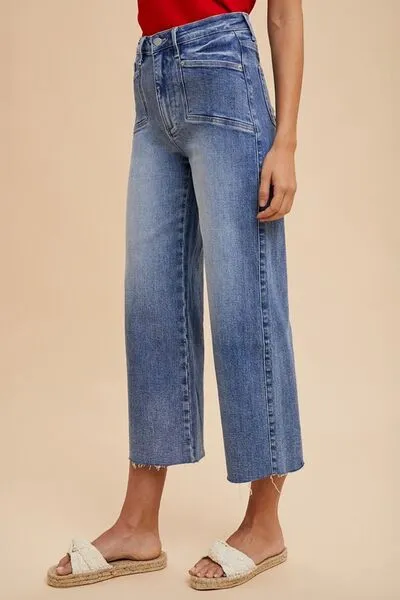 Annie Wear High Rise Wide Leg Jeans