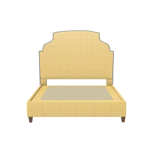 Aspen Platform Bed in Natural Raffia