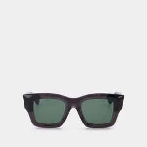 Baci Sunglasses in Black Acetate