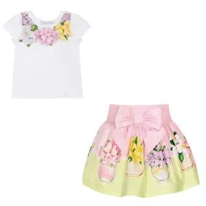 BALLOON CHIC - Flower Vase Skirt Set - Pink