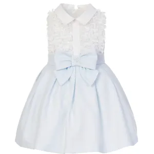 BALLOON CHIC - Ruffle Blouse Dress - Blue