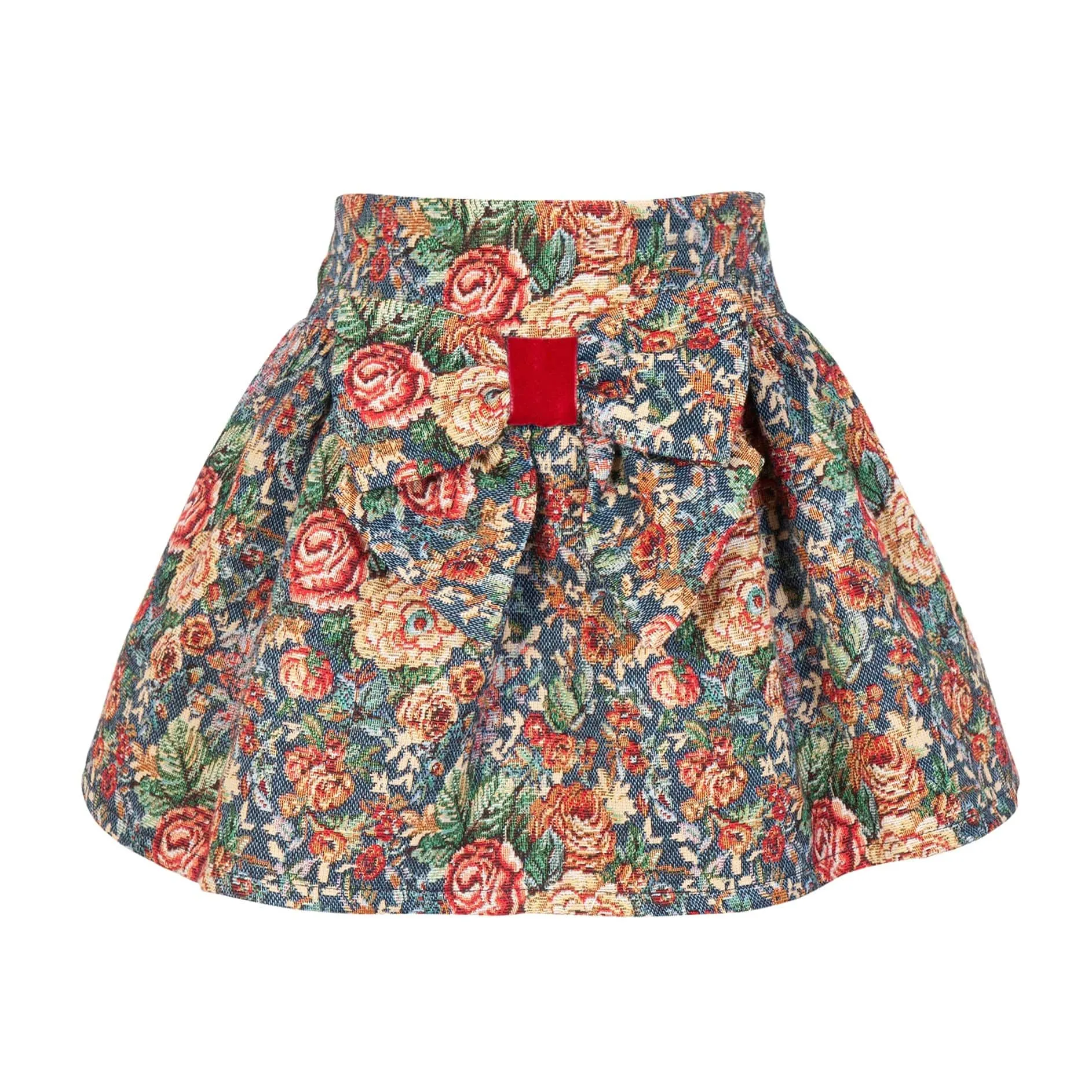 BALLOON CHIC - Tapestry Skirt Set - Red