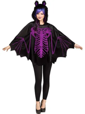 Bat Hooded Poncho