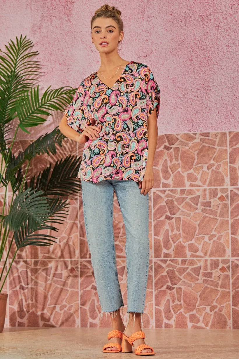 Beverly V-Neck Dolman Top