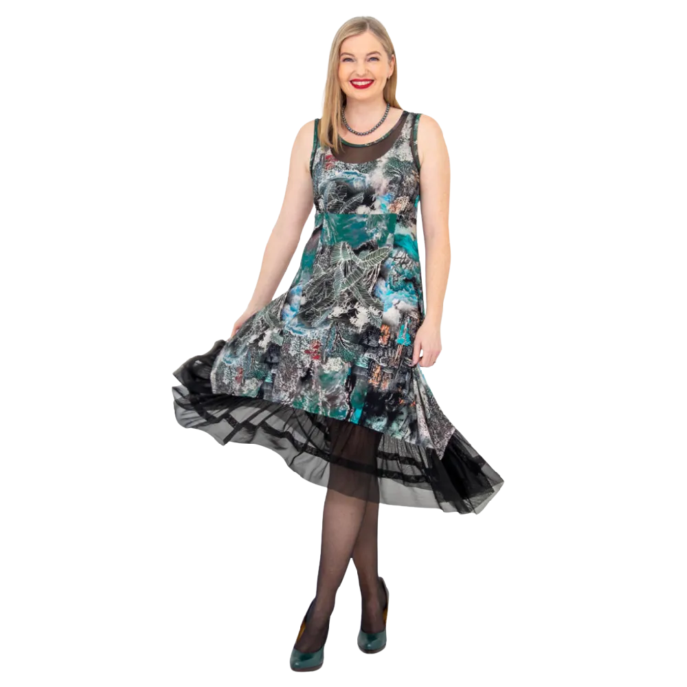 Blue Sky Danube Dress Mandari