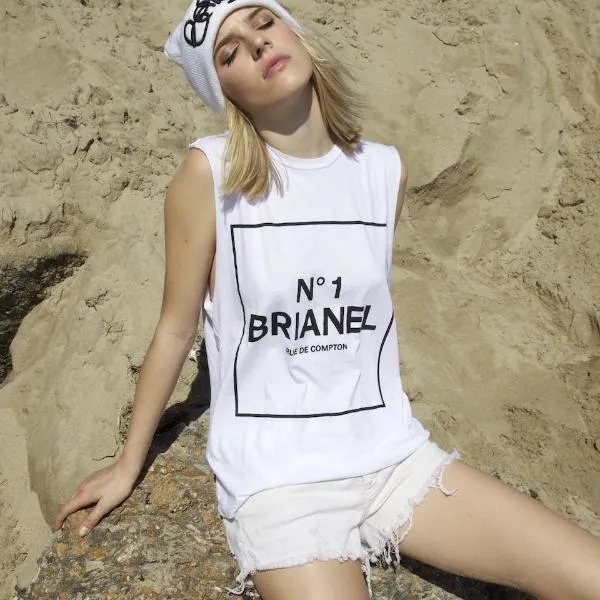 BRIANEL RUE DE COMPTON  MUSCLE TEE