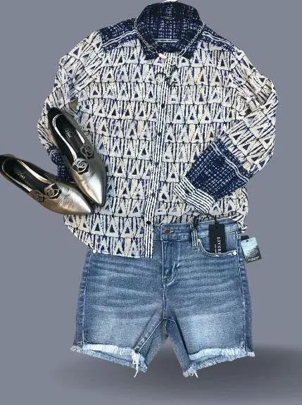 Button Front Blouse