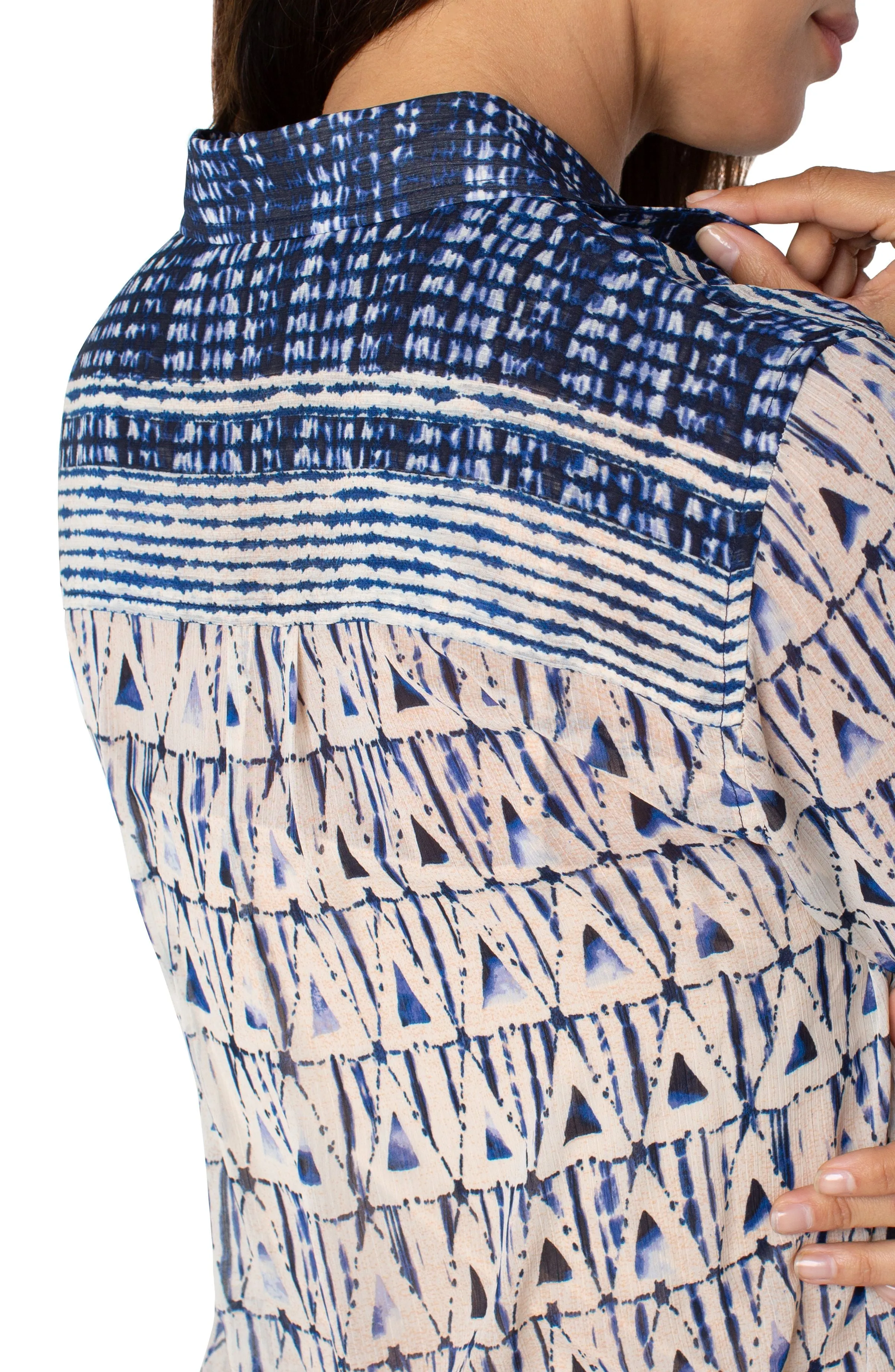 Button Front Blouse