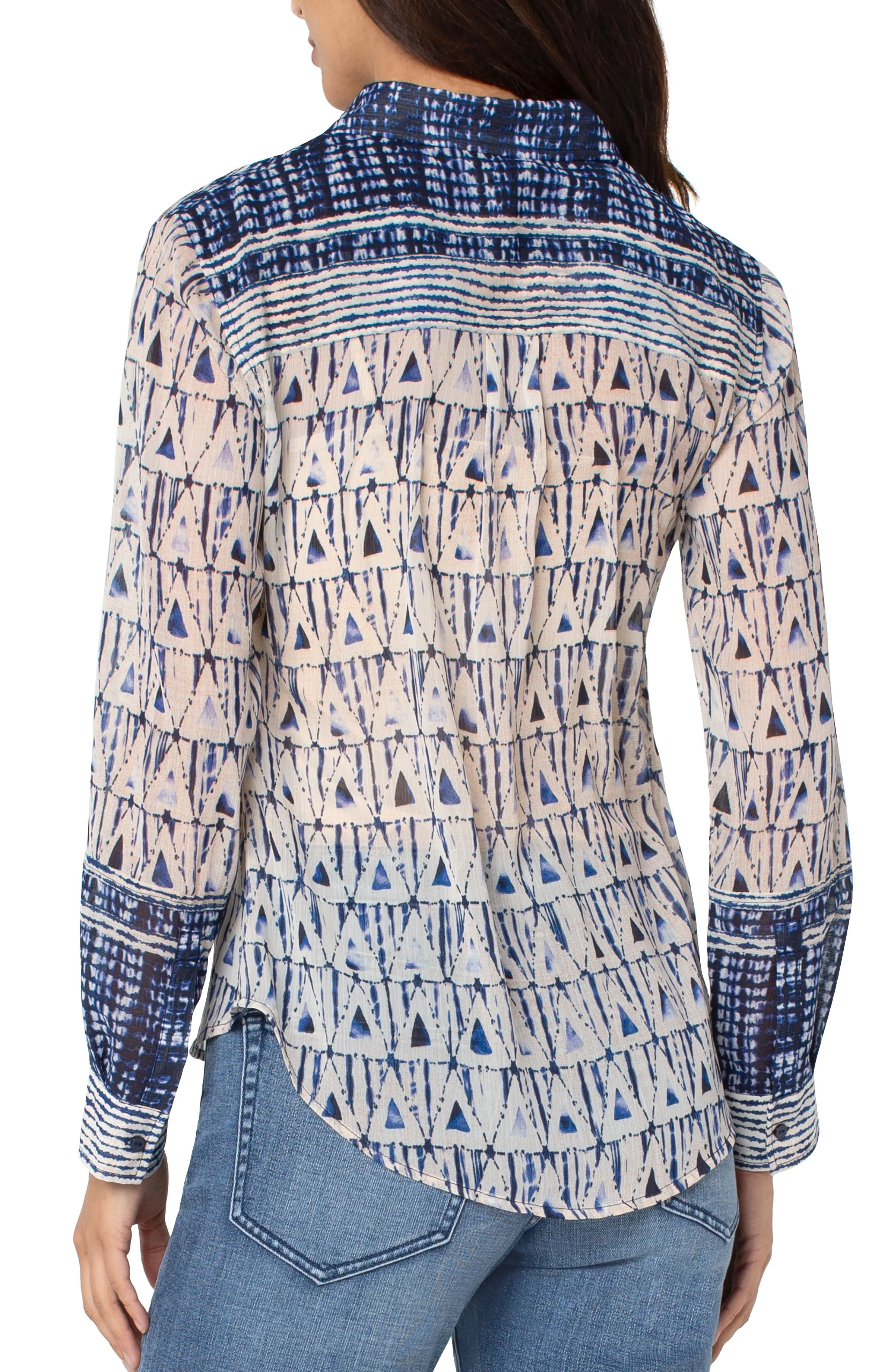 Button Front Blouse