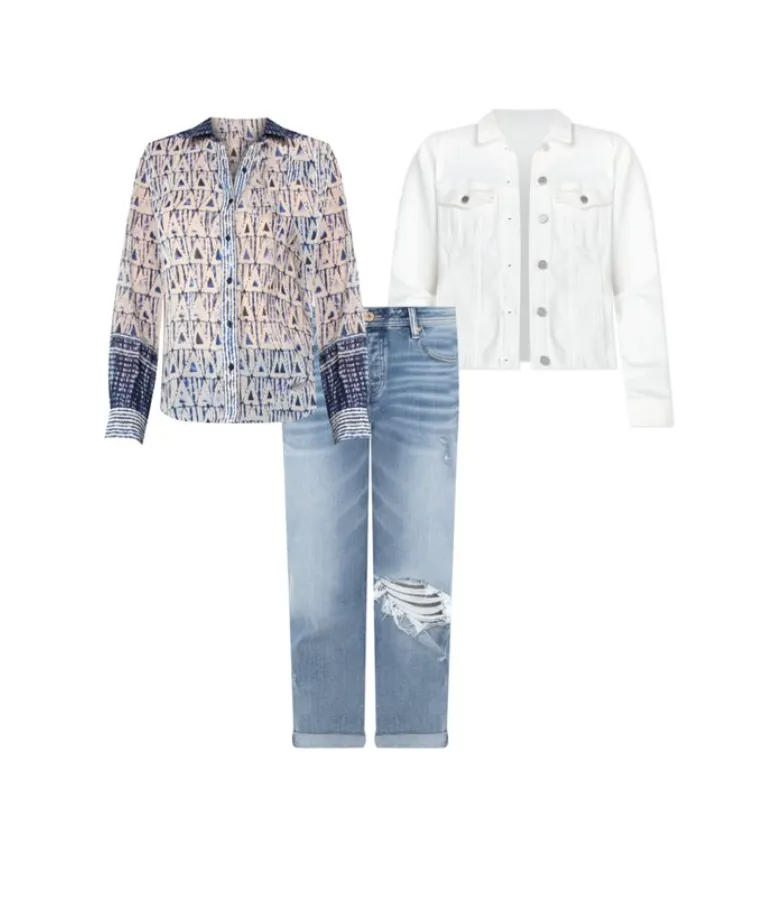 Button Front Blouse