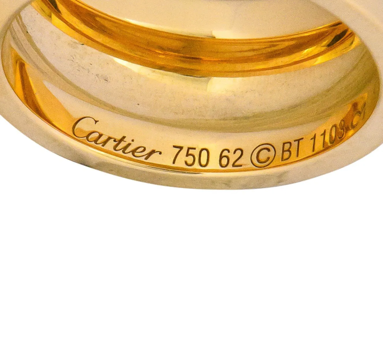 Cartier 18 Karat Gold Wide Love Unisex Band Ring