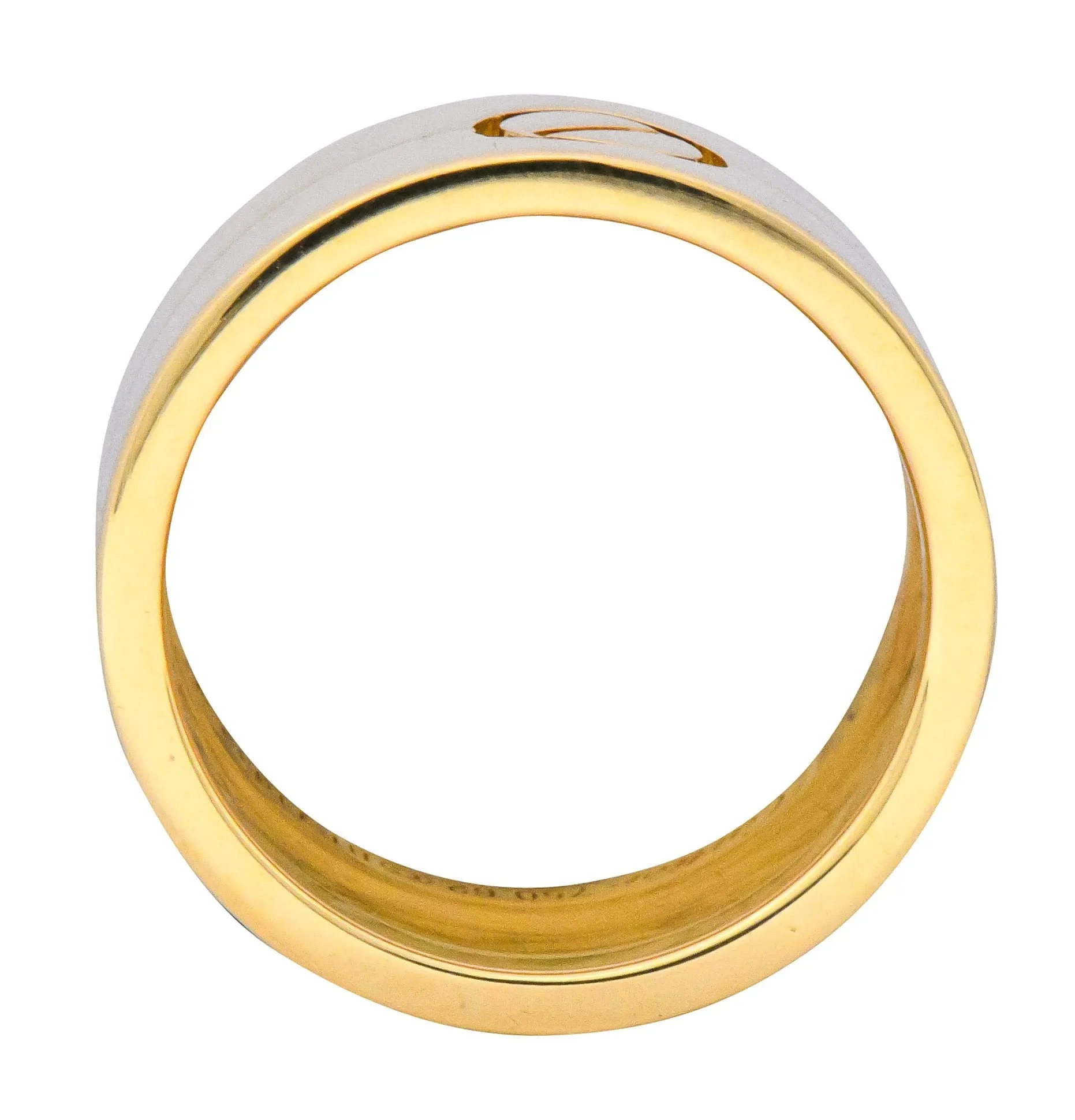 Cartier 18 Karat Gold Wide Love Unisex Band Ring