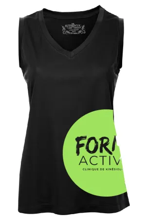 Chandail sport sans manche logo hanche - Forme Active