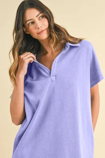Chic Meets Basic Mineral Washed Dress