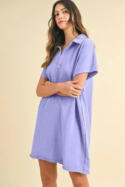 Chic Meets Basic Mineral Washed Dress