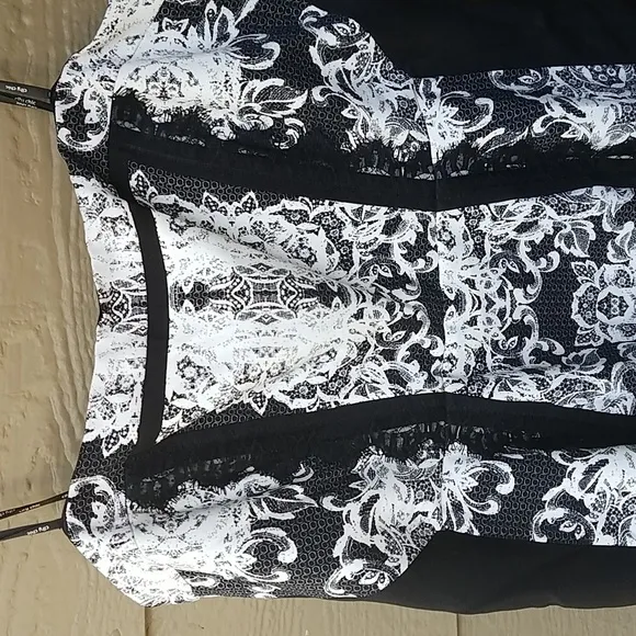City Chic Lace Affair Printed Sheath Dress With Straps XL 24 NWT NEW