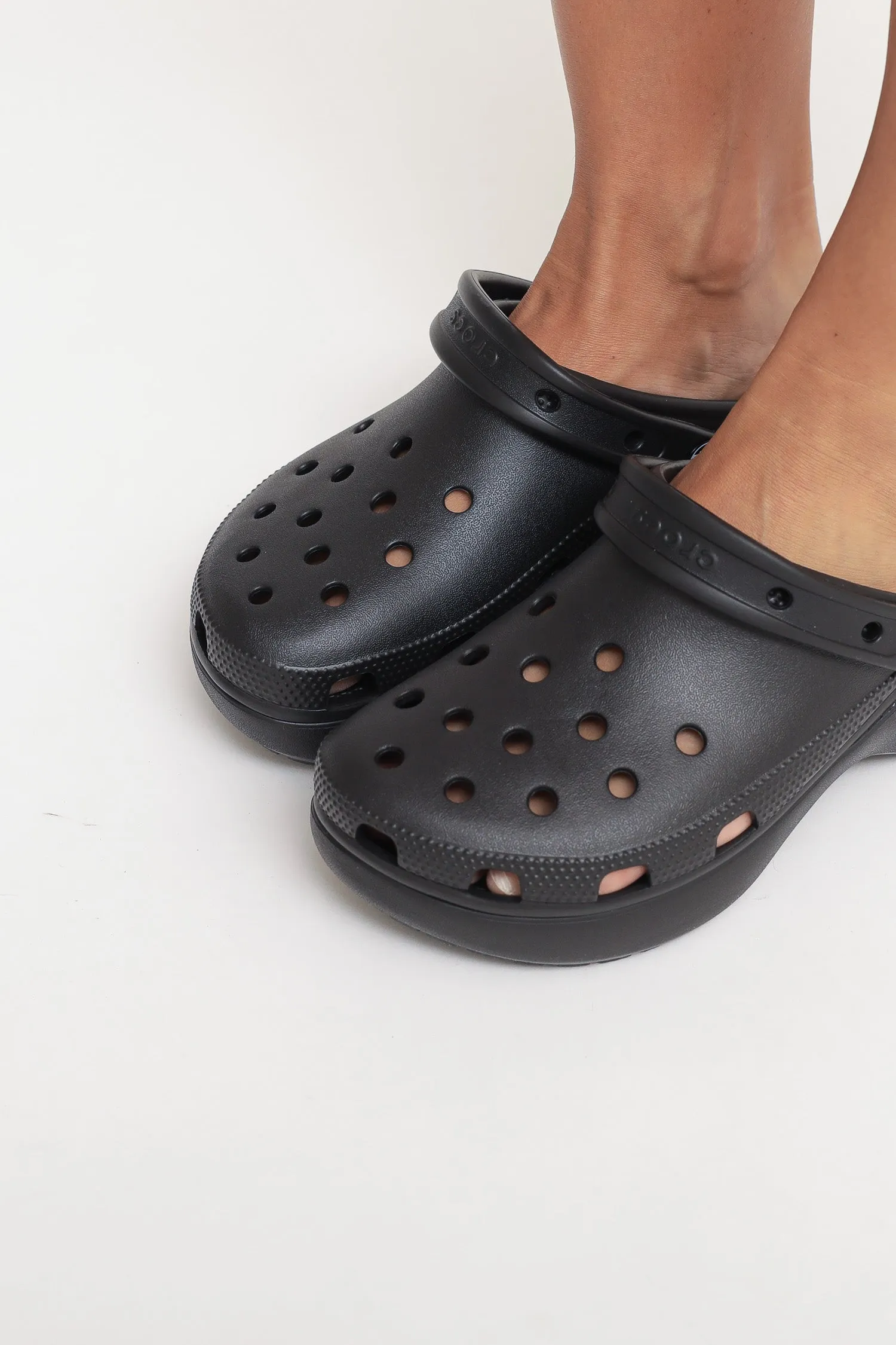 Classic Platform Clog - Black