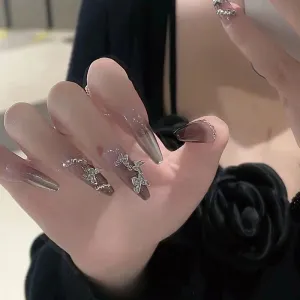 Coffin Ice transparent black gradient butterfly