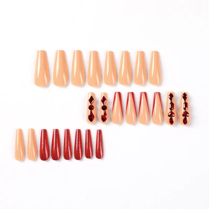 Coffin ruby nude french V