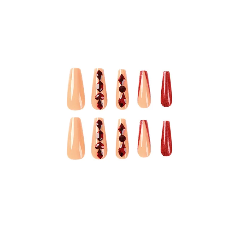 Coffin ruby nude french V