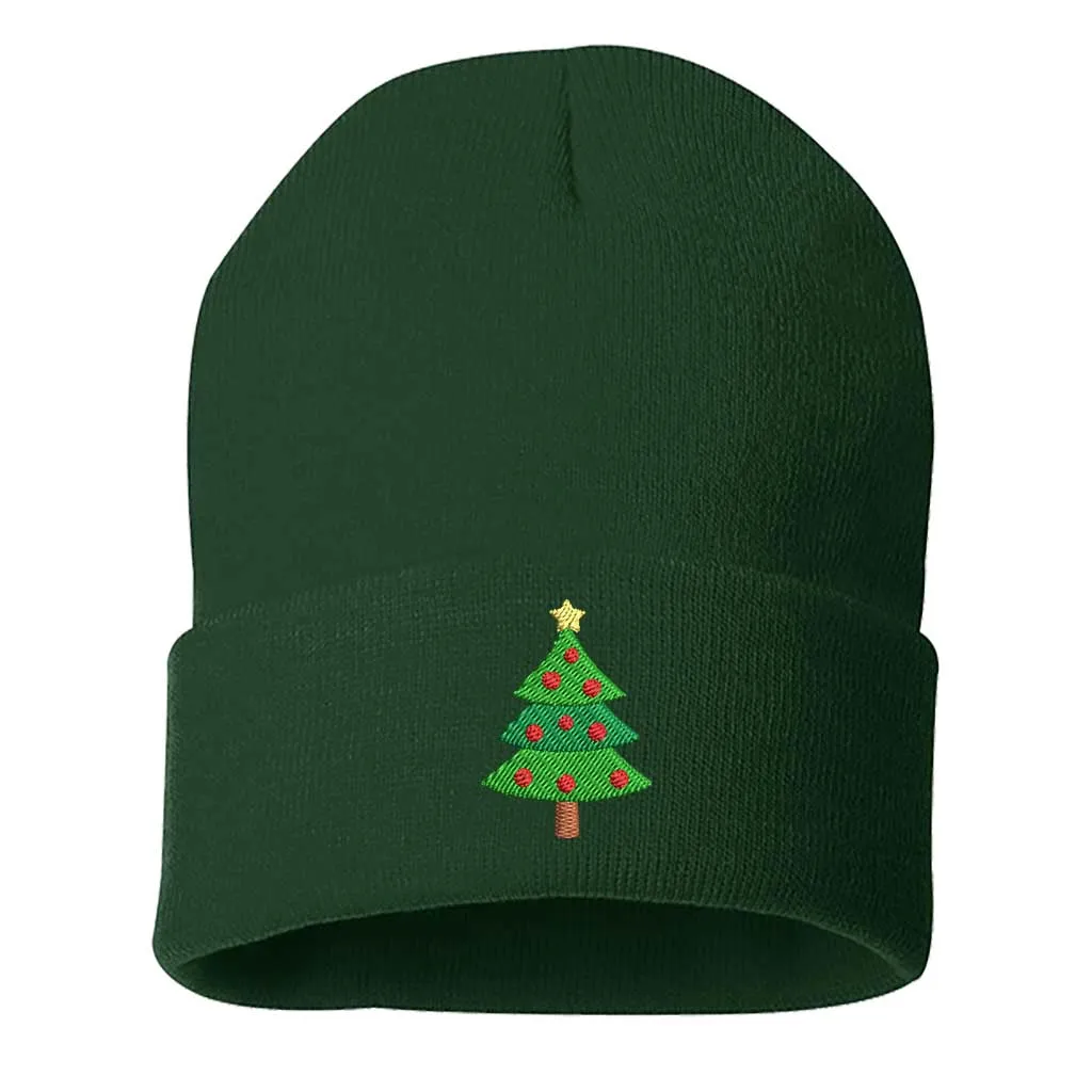 Cozy Christmas Tree Beanie - Festive & Stylish Holiday Accessory