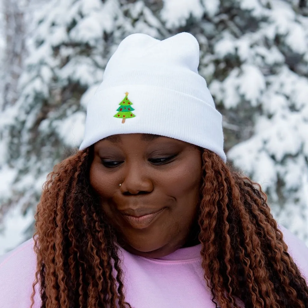 Cozy Christmas Tree Beanie - Festive & Stylish Holiday Accessory