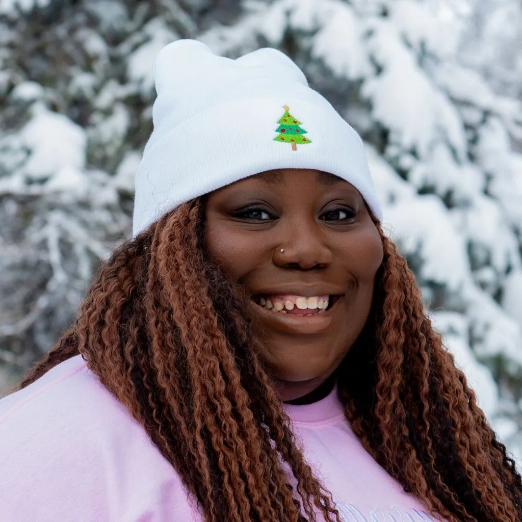 Cozy Christmas Tree Beanie - Festive & Stylish Holiday Accessory