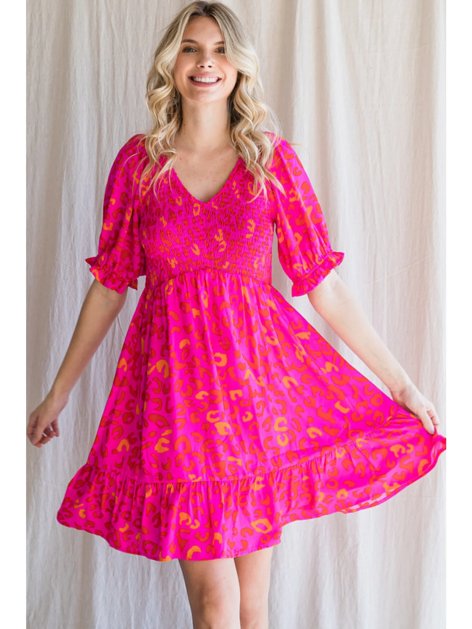 Crazy About You Leopard Dress