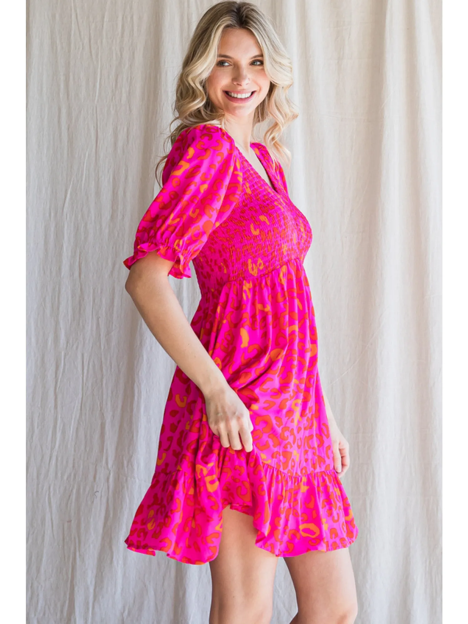 Crazy About You Leopard Dress