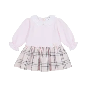 DB24406 Deolinda Dress with Checked Skirt