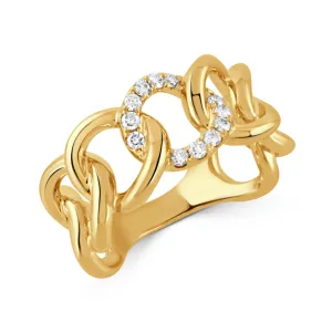 Doves Fashion Chain Link Ring
