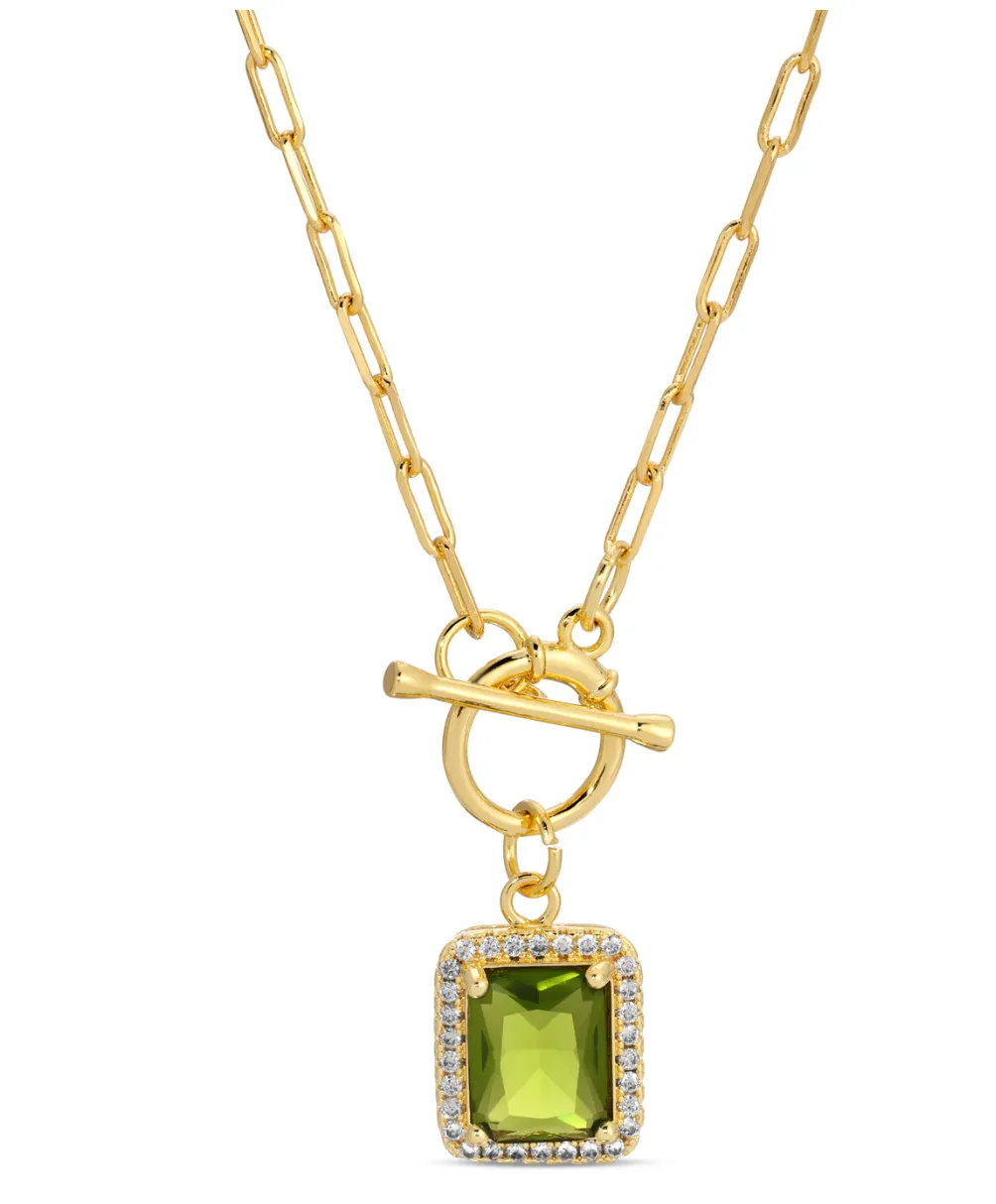 Elegant Pendant Toggle Necklace