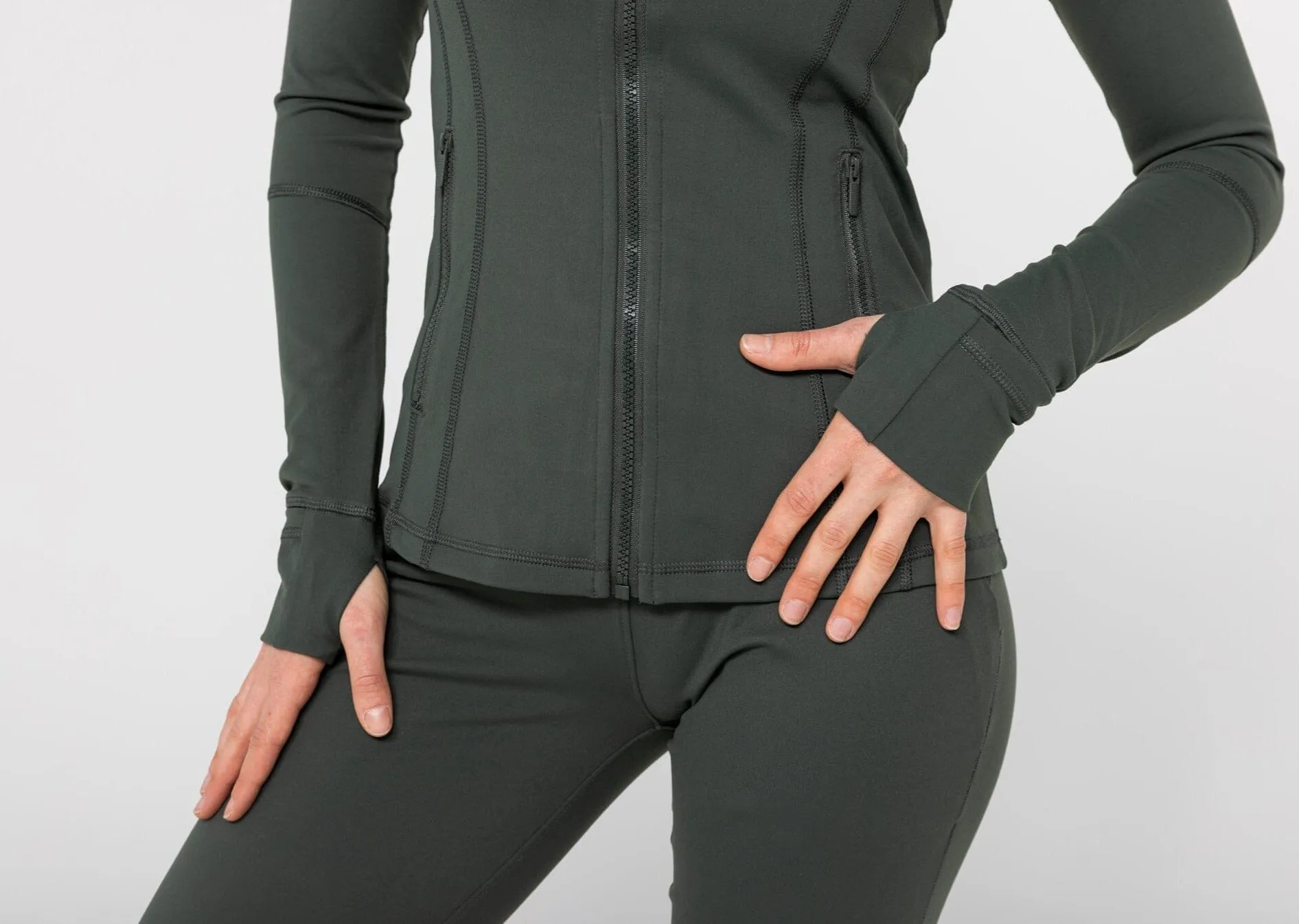 Elo Zipper Jacket Eucalyptus