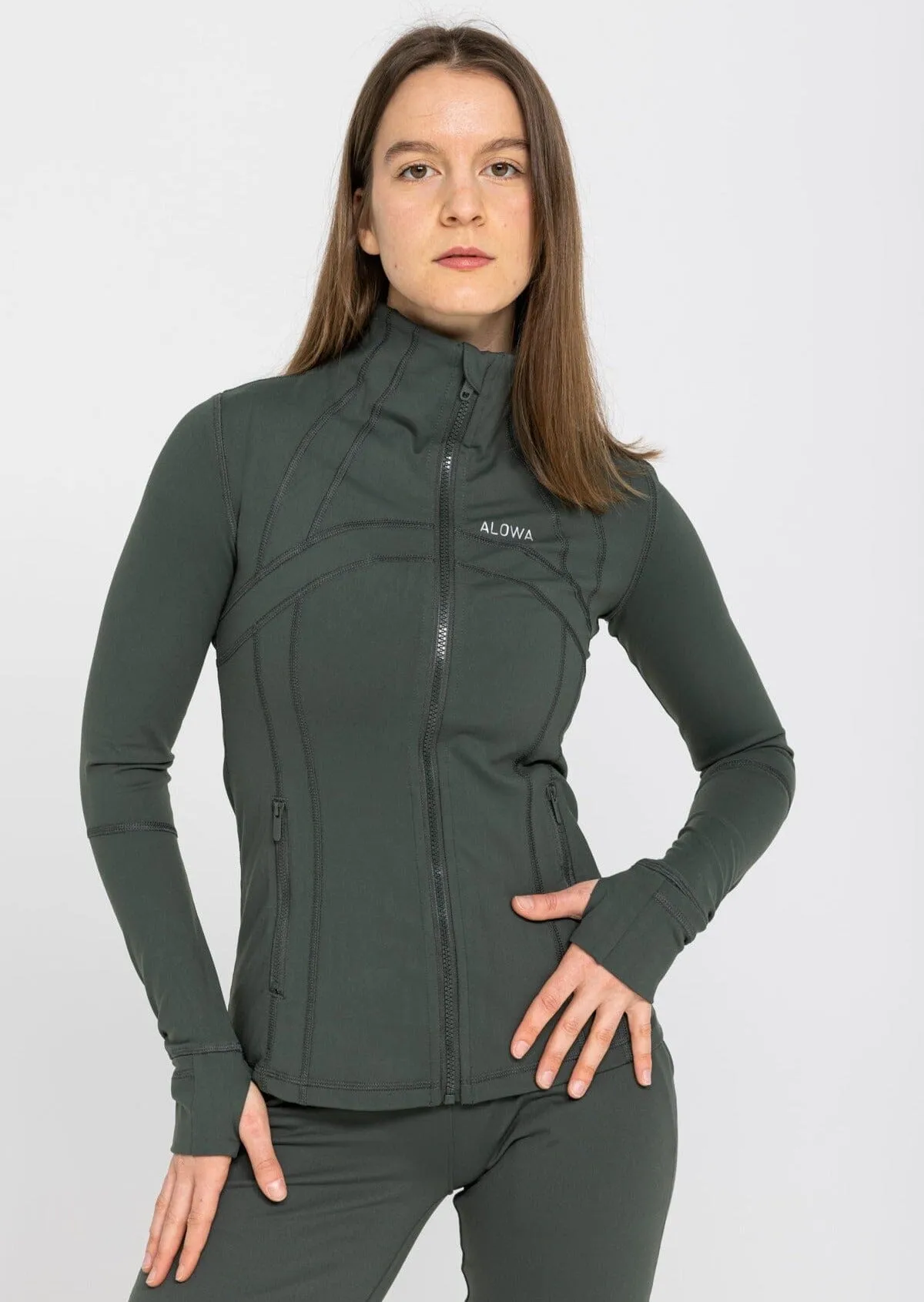 Elo Zipper Jacket Eucalyptus
