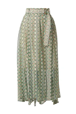 EMILY LOVELOCK | Belle Printed Skirt