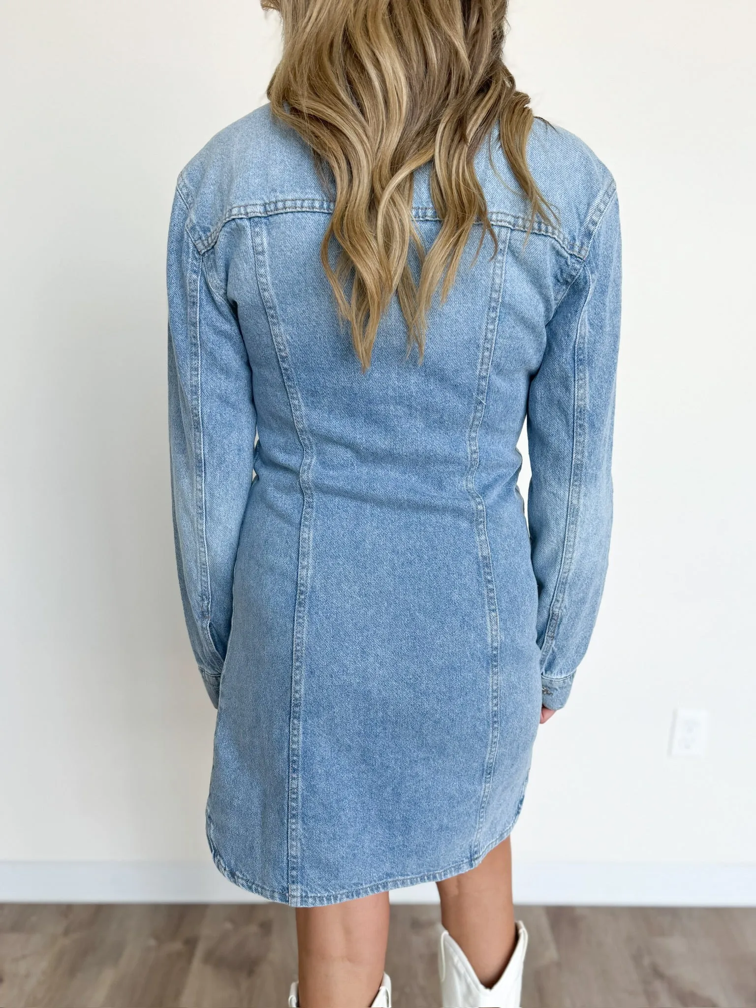 Estrella Denim Short Dress
