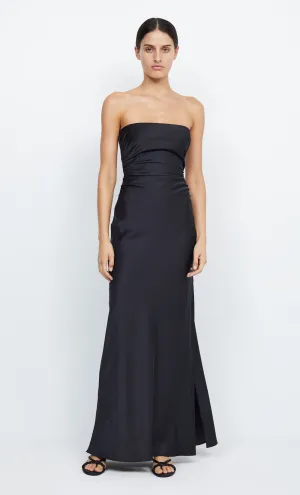 ETERNITY STRAPLESS MAXI  - BLACK