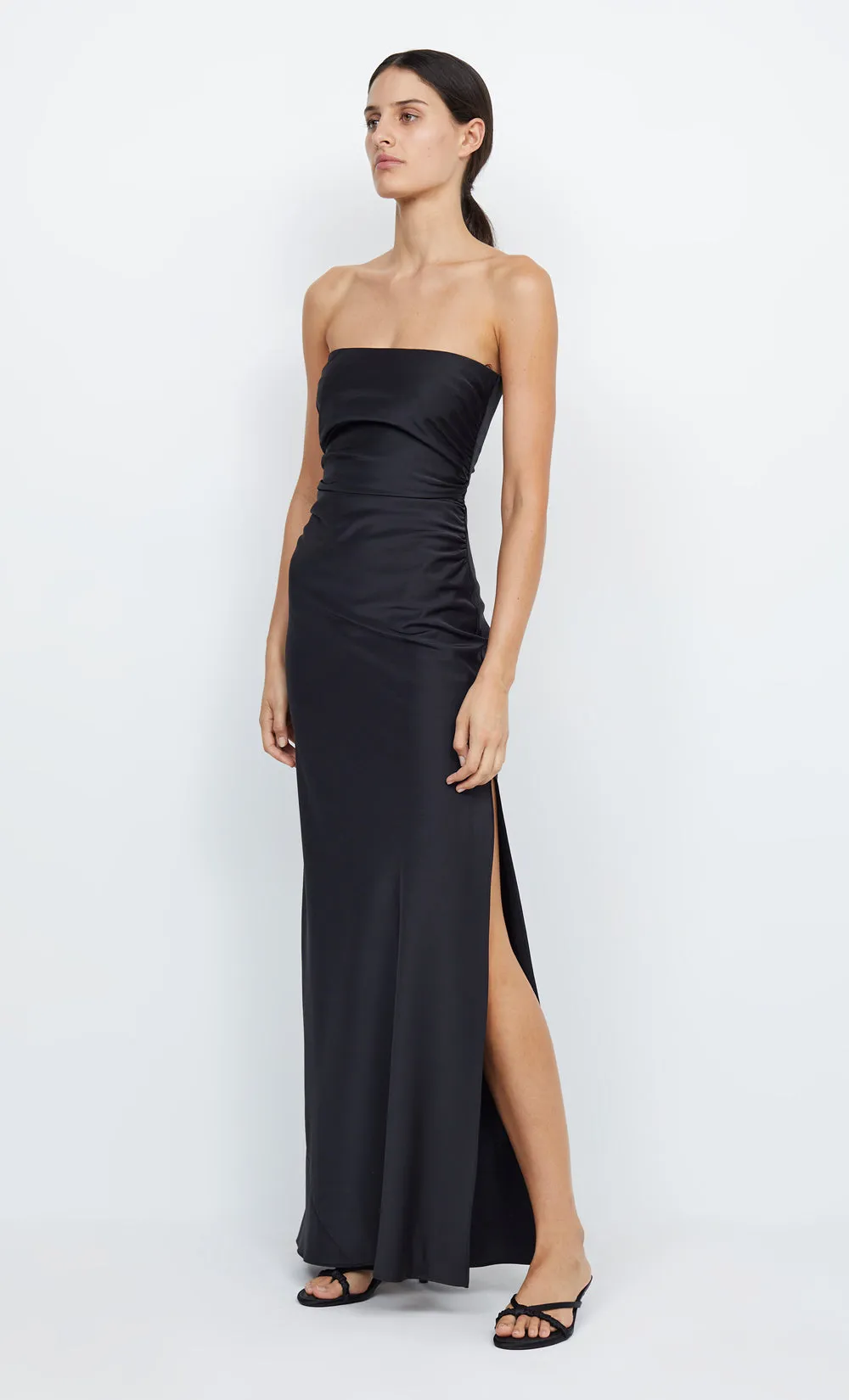 ETERNITY STRAPLESS MAXI  - BLACK
