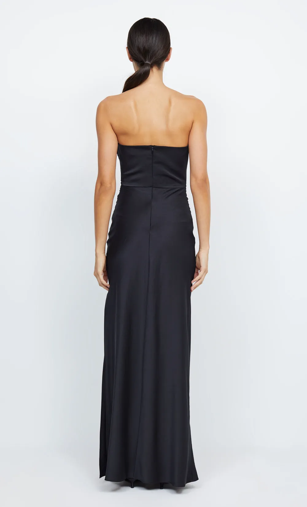 ETERNITY STRAPLESS MAXI  - BLACK