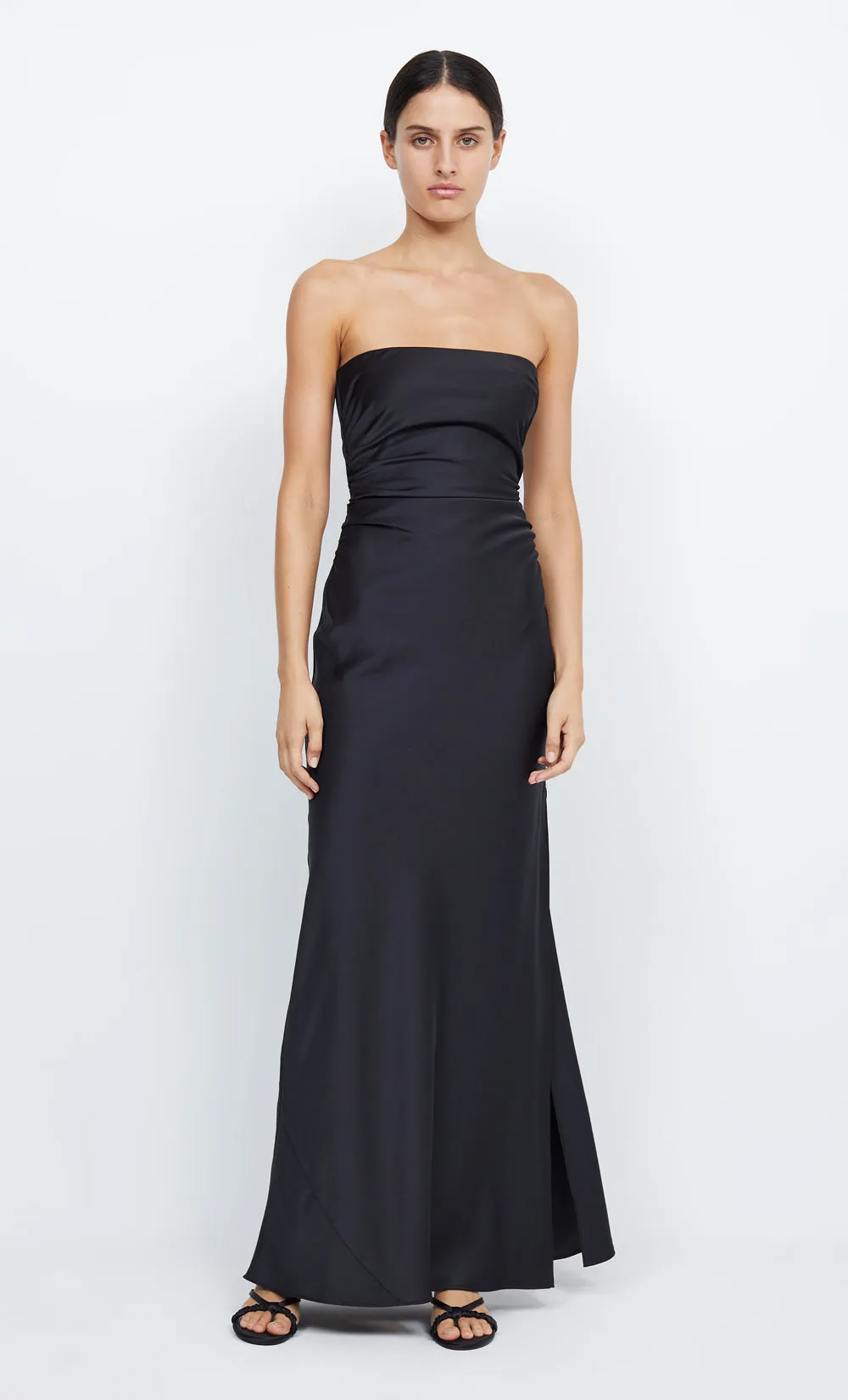 ETERNITY STRAPLESS MAXI  - BLACK
