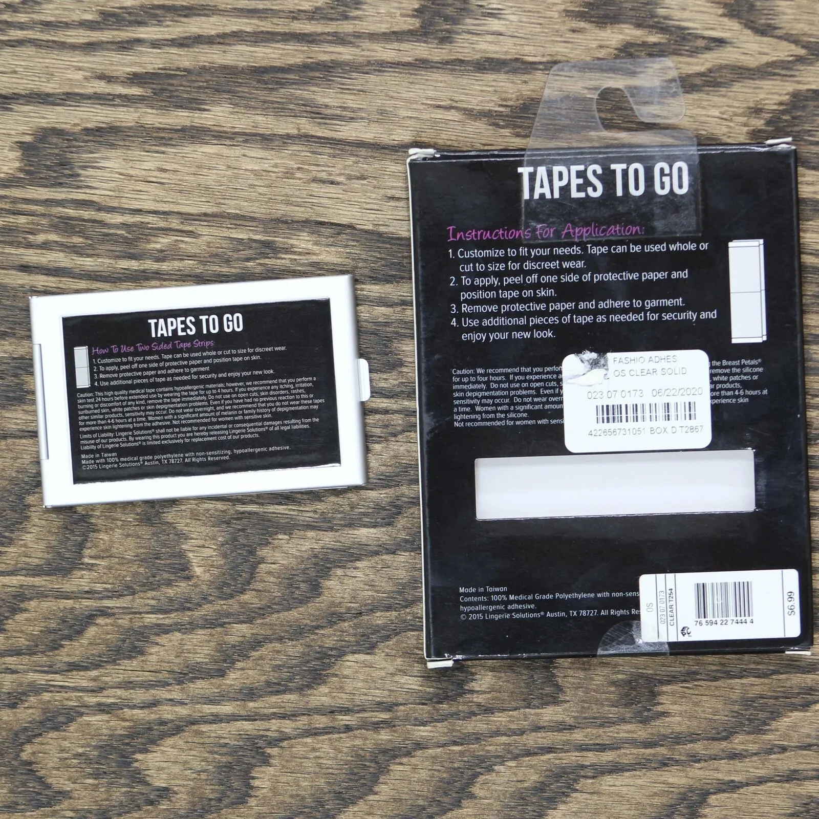 Fashion Forms Women's Tapes To Go Clear