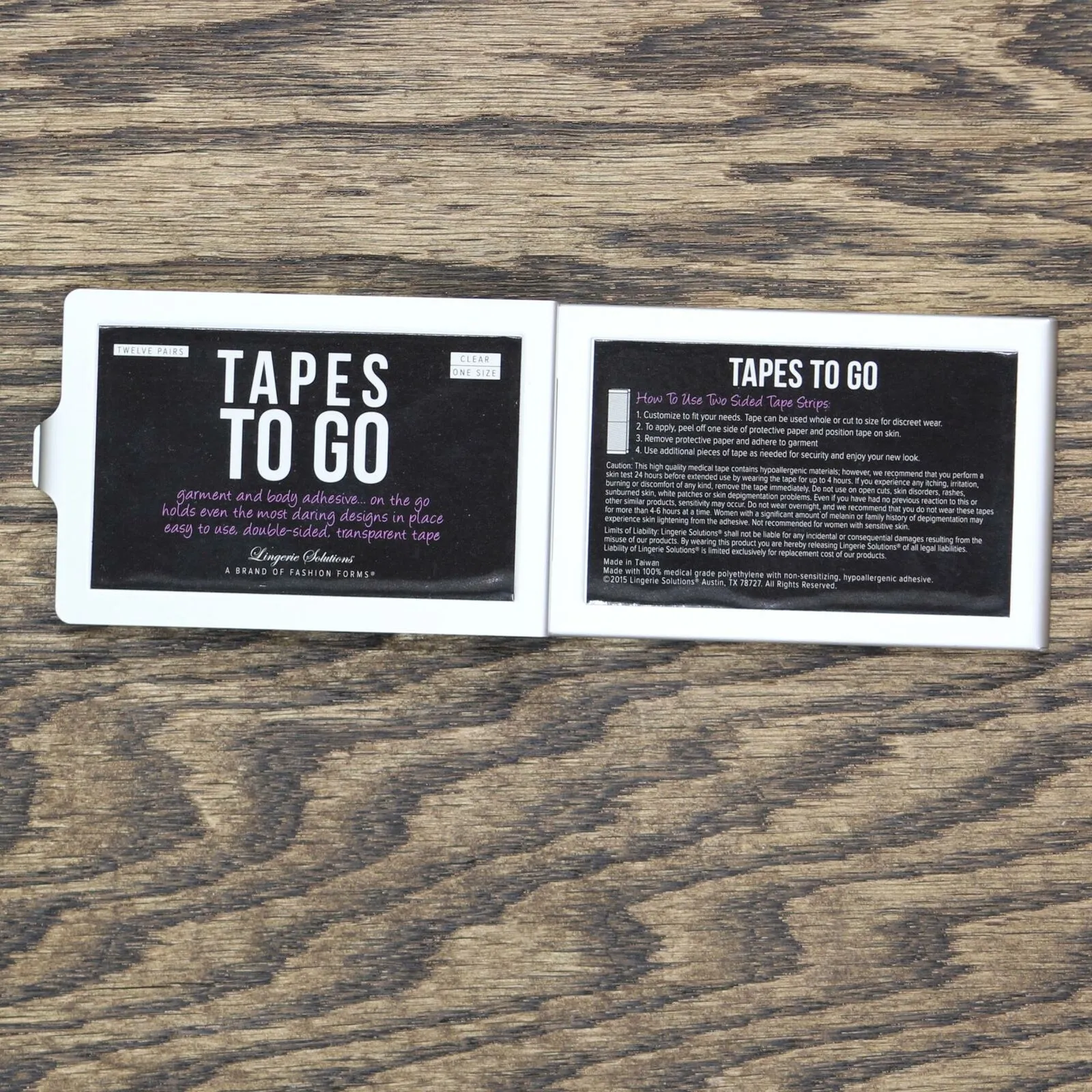 Fashion Forms Women's Tapes To Go Clear