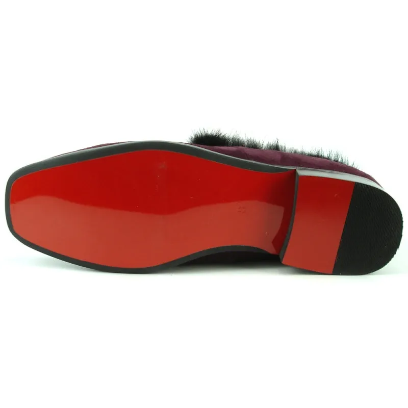 FI-7306 Burgundy Suede Fiesso by Aurelio Garcia (SIZE 8, 12 ONLY) (FINAL SALE)