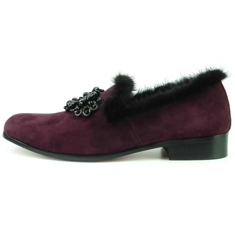 FI-7306 Burgundy Suede Fiesso by Aurelio Garcia (SIZE 8, 12 ONLY) (FINAL SALE)